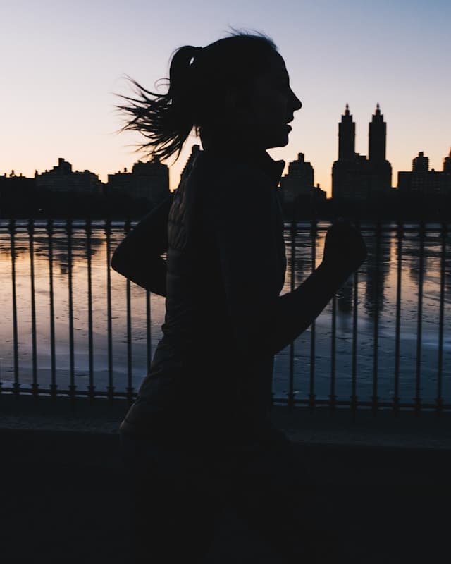 woman running